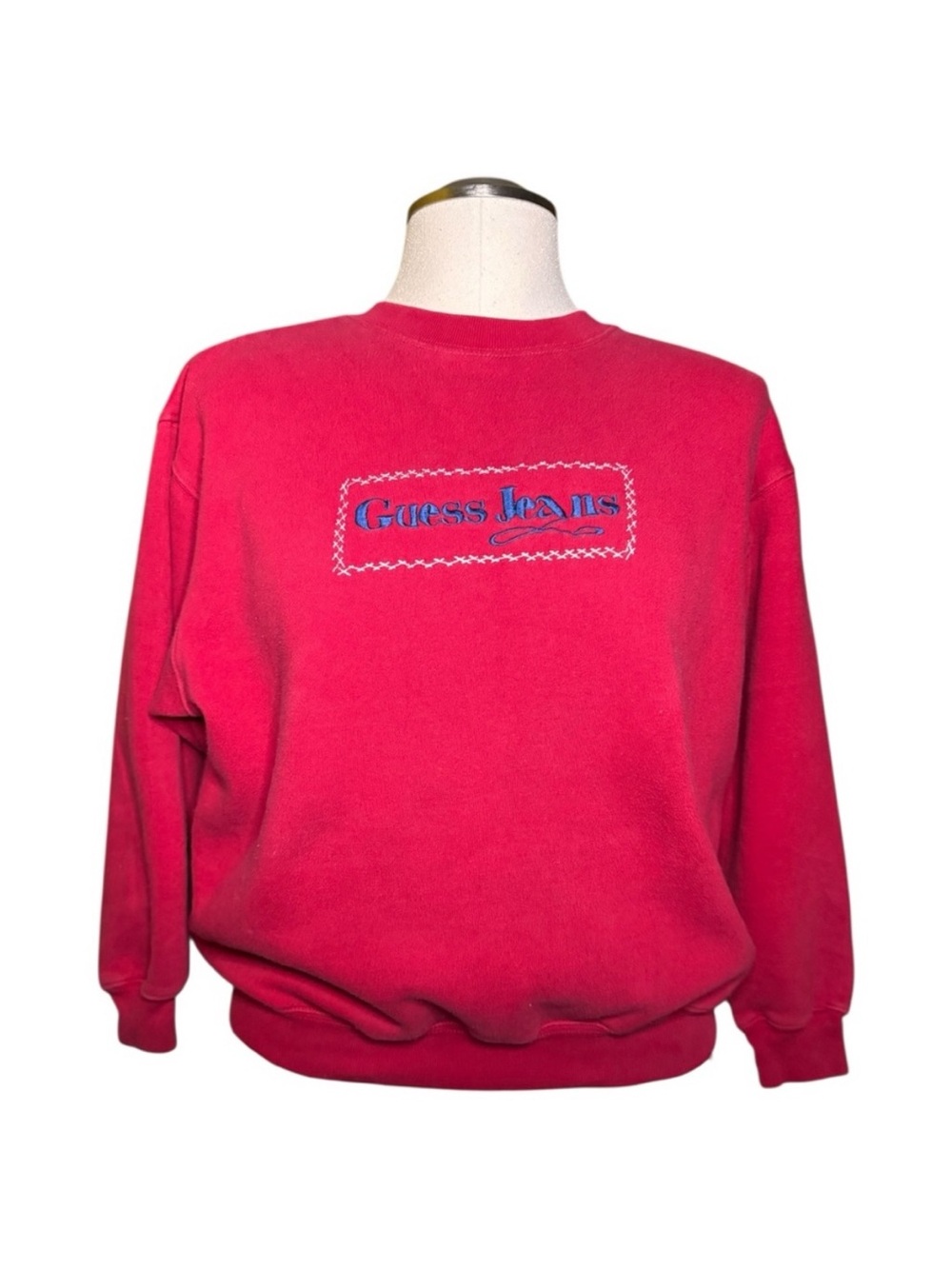 Guess Embroidered Vintage Fall Sweatshirt